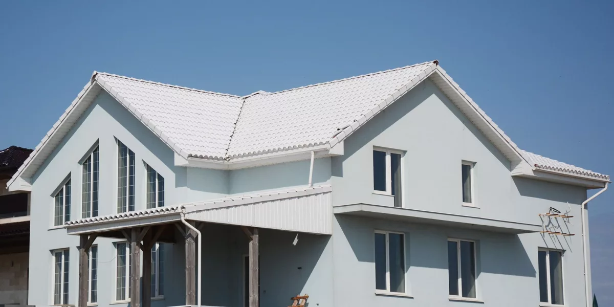 residential white roofing